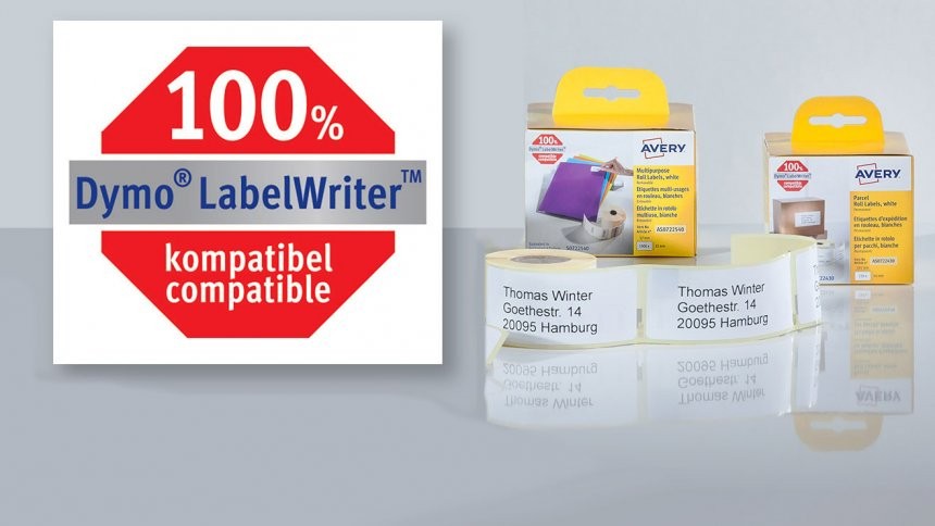 Etikety pro termo tiskárny, např. Dymo® Labelwriter