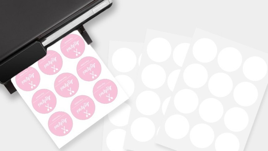 Round labels