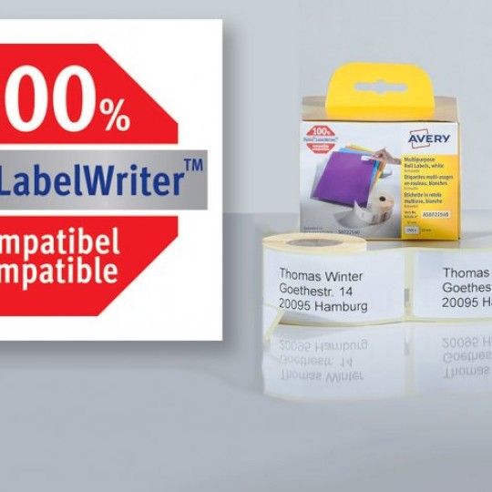 Etikety pro termo tiskárny, např. Dymo® Labelwriter