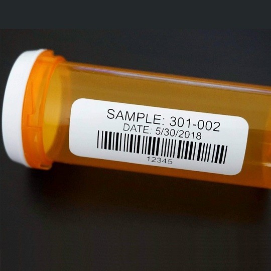 Thermal labels for laboratories