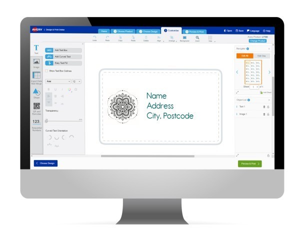 Stolní počítač se softwarem Design & Print