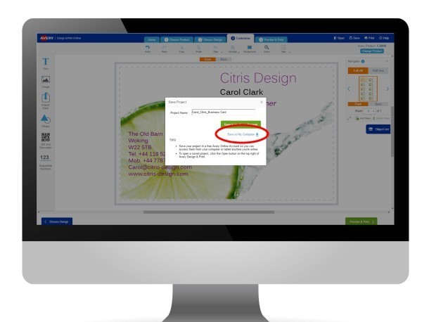 Stolní počítač se softwarem Design & Print