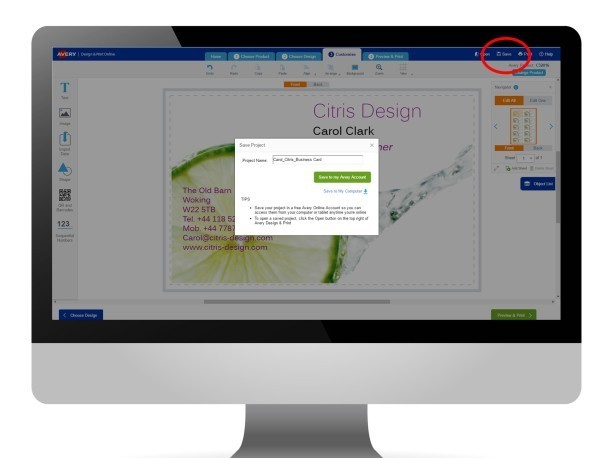Stolní počítač se softwarem Design & Print