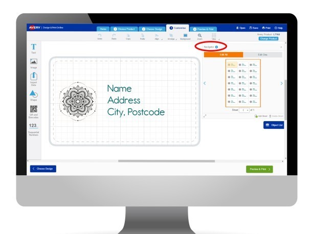 Stolní počítač se softwarem Design & Print
