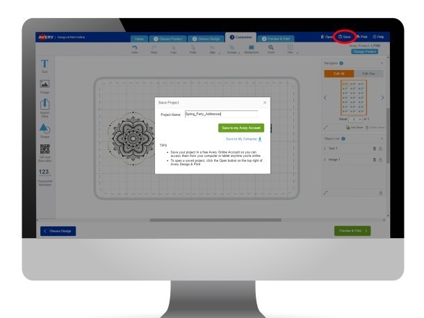 Stolní počítač se softwarem Design & Print