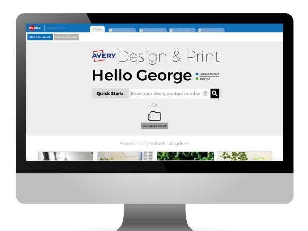 Stolní počítač se softwarem Design&Print
