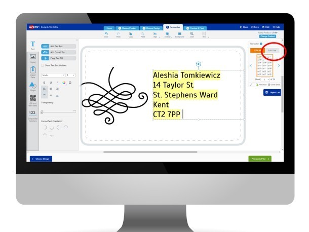 Stolní počítač se softwarem Design & Print