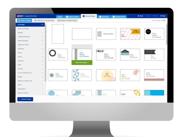 Stolní počítač se softwarem Design & Print