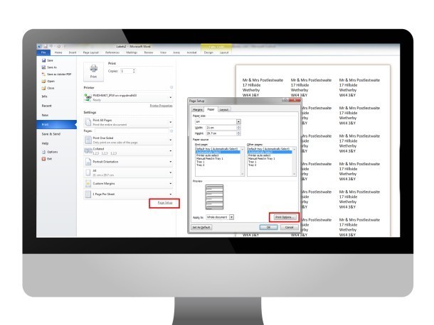 Stolní počítač se softwarem Design & Print
