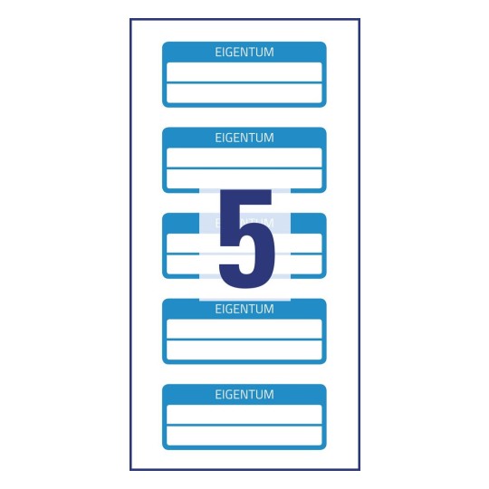 Inventární štítky 6924 50 x 20 mm