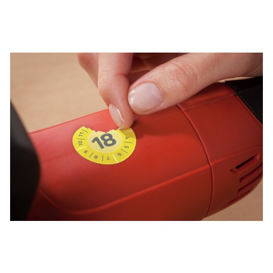 6941 4004182069417 Etikett Inventar Pruefplaketten 2018 20mm Abziehsicher 1 part