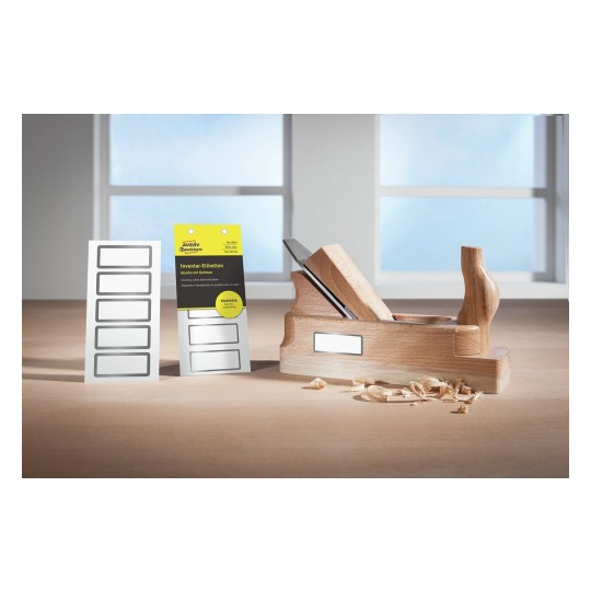 6913 4004182069134 Etikett Inventar Polyester schwarz blanko anw