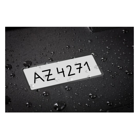 6913 4004182069134 Etikett Inventar Inventar-Etikett Polyester schwarz blanko 1 part