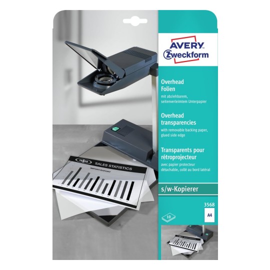 Fólie pro zpětné projektory 3568