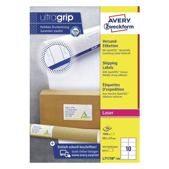 Etikety na balíky L7173B-100