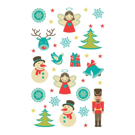 Vánoční etikety 52771 76 x 120 mm