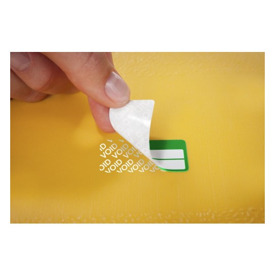 6926 4004182069264 Etikett Inventar Eigentums-Etikett Schachbrett gruen 2 Felder 1 part