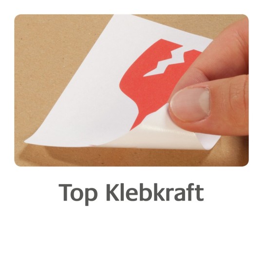 7252 4004182172520 Warnetiketten Klebkraft rot part