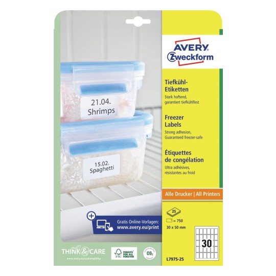 Etikety do mrazicích boxů L7975-25