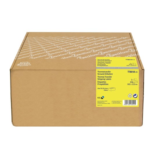 Termotransferové etikety na zásilky TT8050-25