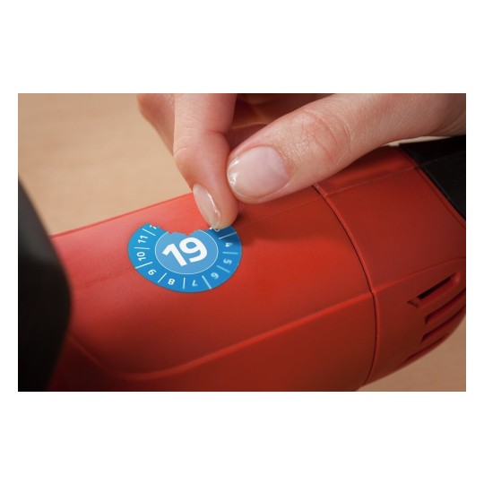 6946 4004182069462 Etikett Inventar Pruefplaketten 2019 30mm Abziehsicher 1 part