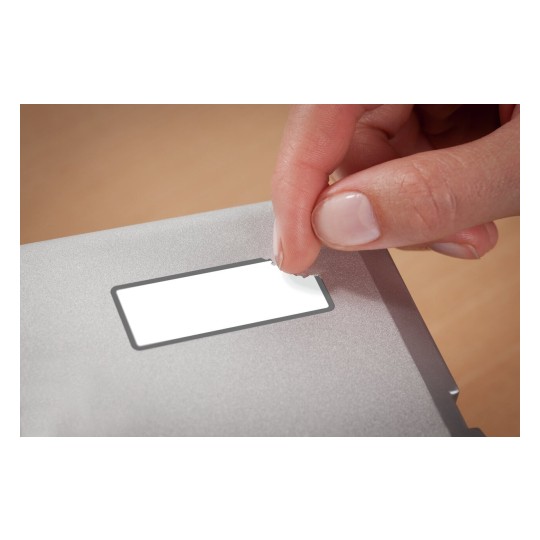 6919 4004182069196 Etikett Inventar Inventar-Etikett Abziehsicher schwarz blanko 1 part