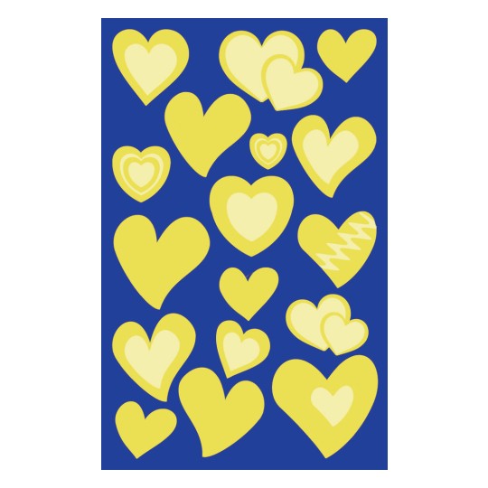 Dekorační etikety, svítící ve tmě 59258 76 x 120 mm