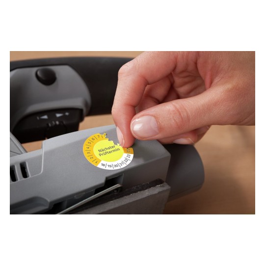6933 4004182069332 Etikett Inventar Pruefplaketten Naechster Prueftermin 2018-2023 20mm Abziehsicher 1 part