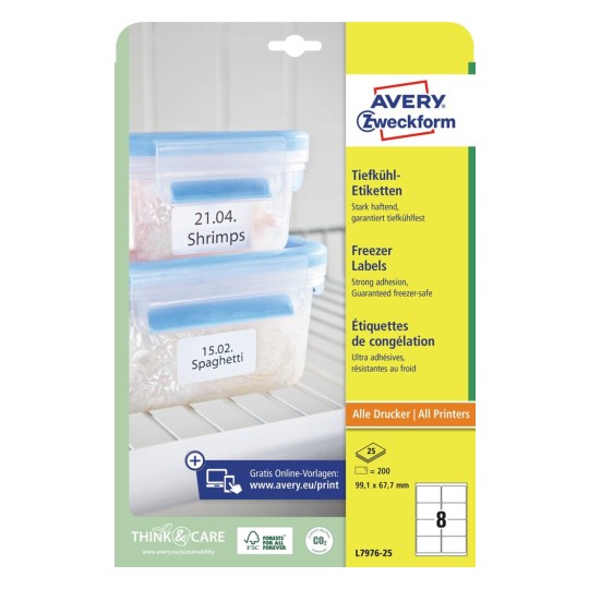 Etikety do mrazicích boxů L7976-25