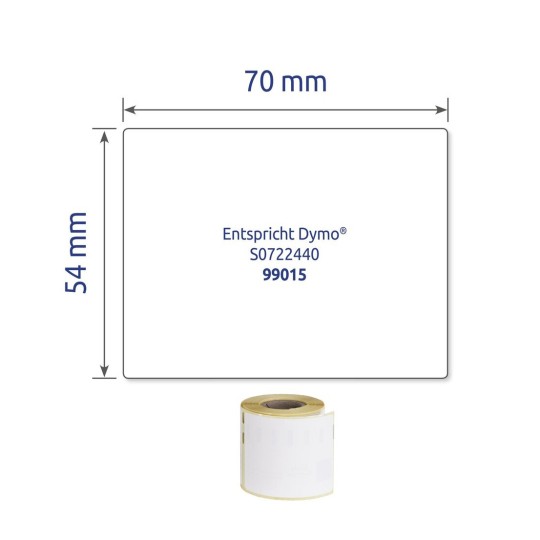 Etikety na roli ASS0722440 54 x 70 mm