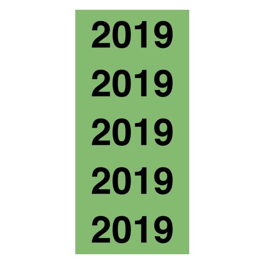 Etikety s letopočtem 43-219 60 x 24 mm