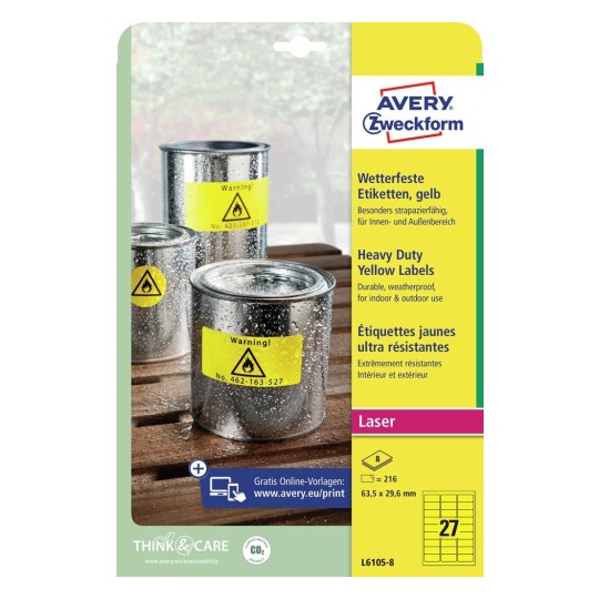 Velmi odolné etikety L6105-8