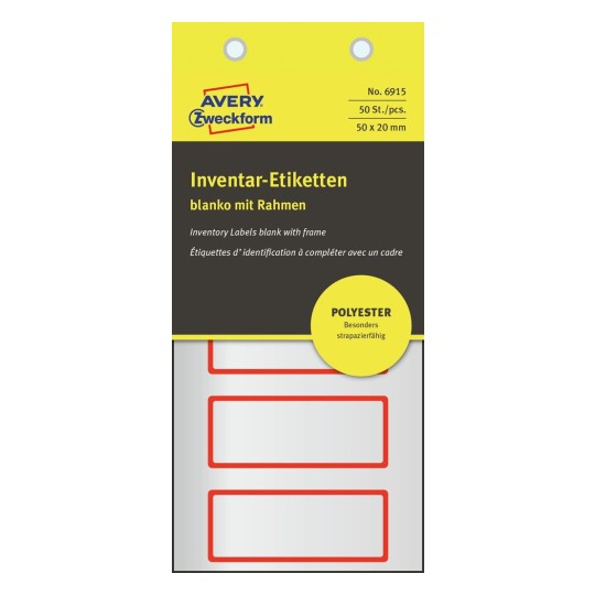 Inventární štítky 6915
