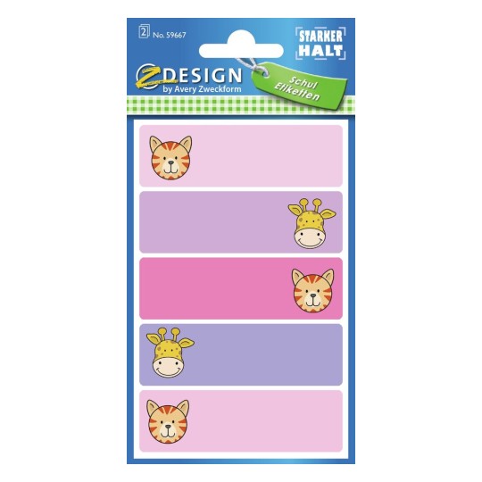 Etikety na sešity 59667