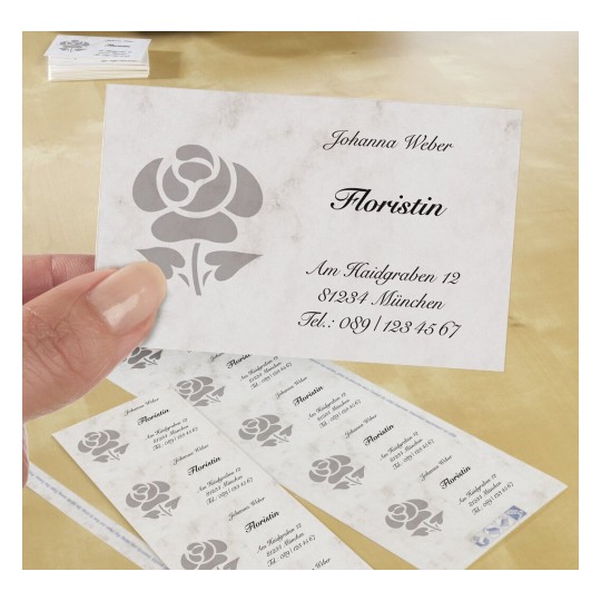 C32020-25 4004182242698 Karten Classic Marmoriert Grau anw