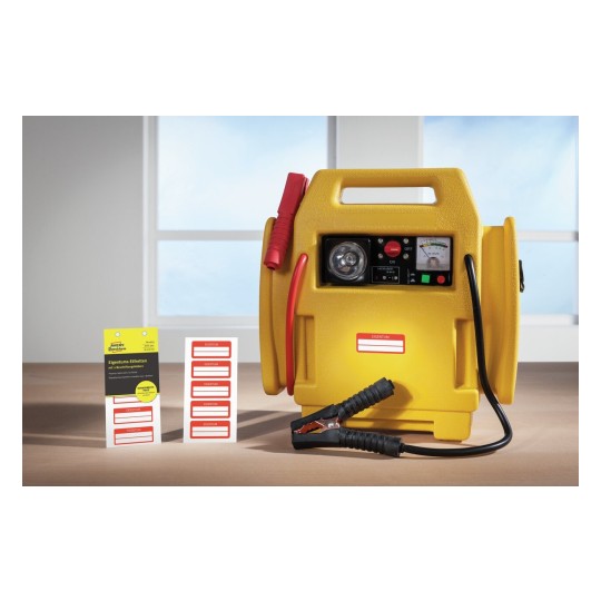 6925 4004182069257 Etikett Inventar Eigentums-Etikett Schachbrett rot 2 Felder anw