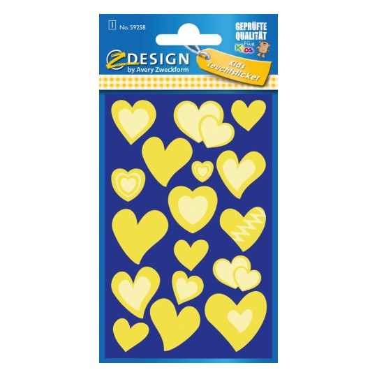 Dekorační etikety, svítící ve tmě 59258