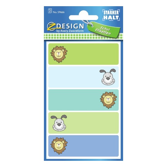 Etikety na sešity 59666