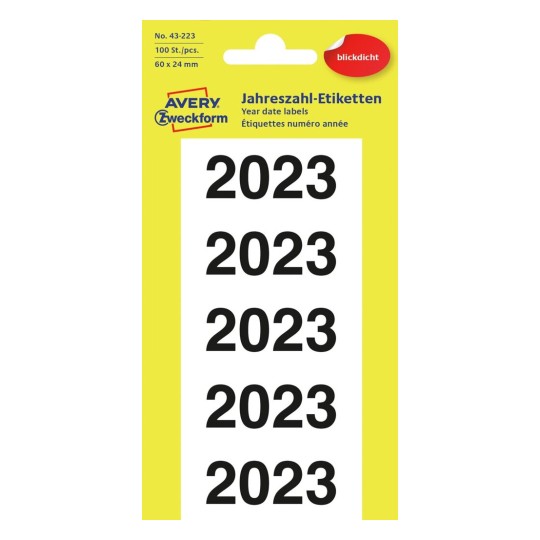 Etikety s letopočtem 2023 43-223