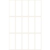 Obrázek jednotlivého listu, Článek: 3076, víceúčelové etikety, formát: 38 x 14 mm, 15 etiket/list?