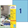 Obrázek balení s etiketovým listem: Avery Zweckform Barevné etikety, Článek: 3471, Formát: 210 x 297 mm, Vhodnost k tisku: Inkjet, černobílý laser, barevný laser, Obsah: 100 etiket / 100 listů, 1 etiketa/list?