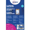 Obrázek balení: Avery Zweckform, Artikel: 4839XL, Formát: 105 x 148 mm, Vhodnost pro tiskárnu: Laser č/b, barevný laser, inkoustová, laserová, Obsah: 50 jmenovek / 52 vkládacích štítků / 13 archů / arch?