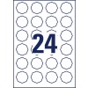 Razkresba jednotlivého archu A4, Číslo artiklu: 5082, Osmiboké etikety, snímatelné, Formát: 40,8 x 40,3 mm, 24 etiket/arch.