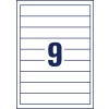 Stanzovaný výkres, samostatný list A4, Článek: C32266-10, štítky na pořadače, Home Office, malá balení, Formát: 30 x 190 mm, 9 kusů/list?