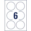 Výkres raznice jednotlivého listu A4, Článek: L7788-25, Průhledné štítky, Formát: ⌀ 80 mm, 6 štítků/list?