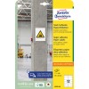 Obrázek balení: Avery Zweckform Silně lepící papírové štítky, Článek: L7875-20, Formát: 105 x 48 mm, Vhodnost pro tiskárnu: Inkjet, Laser čb, Barevný laser, Obsah: 240 štítků / 20 listů, 12 štítků/list?