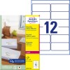 Obrázek balení s etiketami: Avery Zweckform recyklované adresní etikety, Článek: LR7177-100, Formát: 99,1 x 42,3 mm, Vhodnost pro tiskárny: Laser čb, Barevný laser, Obsah: 1 200 etiket / 100 listů, 12 etiket/list?