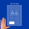 Diagram na listu A4 se štítkem 75 × 37 mm a rukou vlevo dole?