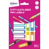 Obrázek balení: Avery Zweckform informační štítky, Článek: 59505, Formát: 85 x 160 mm, Obsah: 6 samolepek / 1 arch, 6 samolepek/arch?